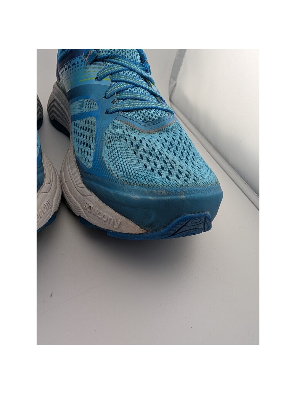 Saucony Guide Women's Size 8.5 Blue Sneakers Running Shoes Silver - Picture 4 of 9